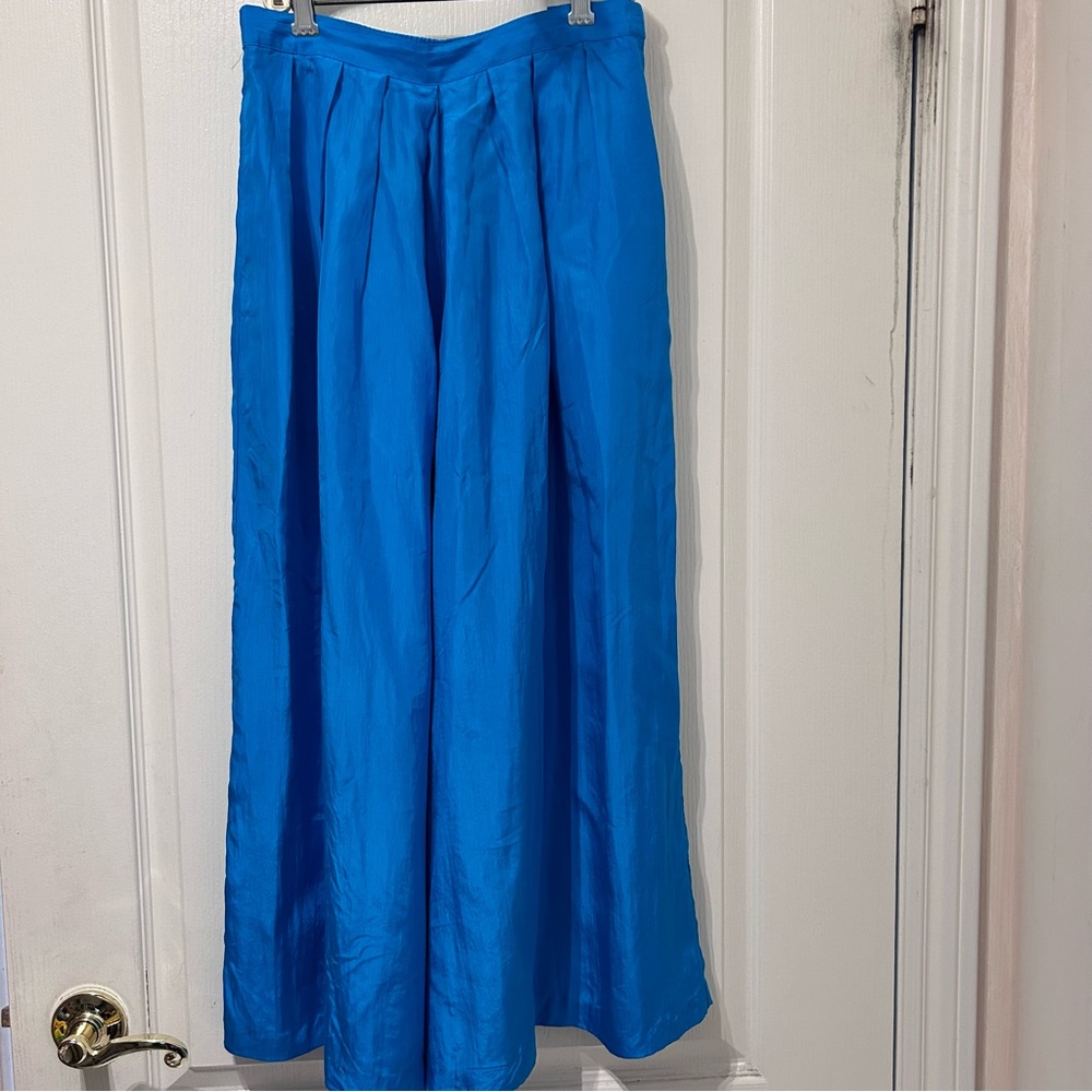 Vintage Regina Porter wide leg SILK PANTS size S